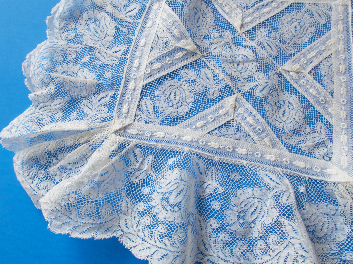 Antique Lace for Table, Bed & Home—from France, Italy and Belgium