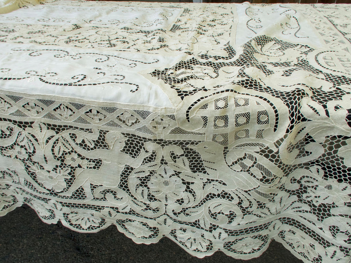 Antique Lace Handmade Lace Tablecloth Soft Cream Delicate Exquisite Mary  Card Inspired Ships Worldwide Free Shipping Heirloom Linen -  Canada