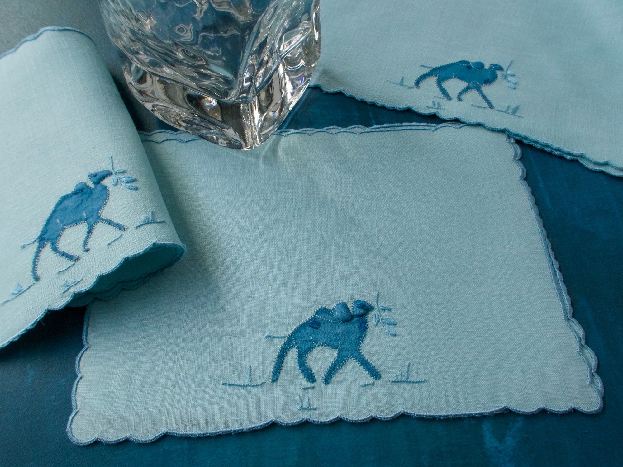 Dry as a Camel Vintage Madeira Cocktail Napkins, Set of 6