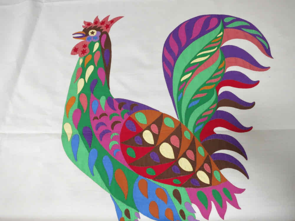 Now Designs Rooster Française Jacquard Dishtowel