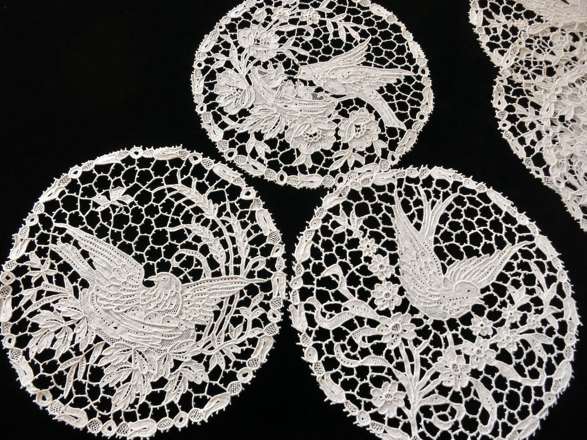 Antique Lace for Table, Bed & Home—from France, Italy and Belgium